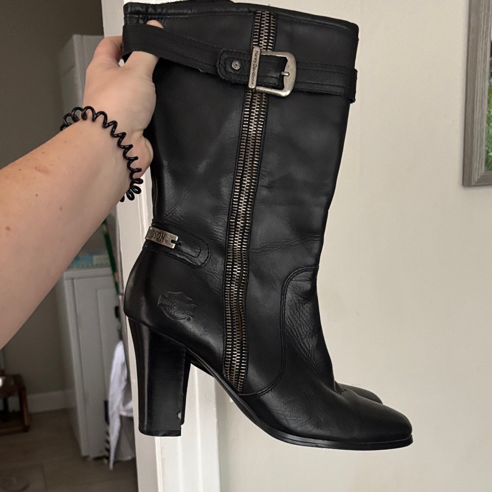 2011 Harley-Davidson Leather Boots